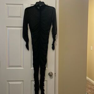 Mesh bodysuit jumpsuit